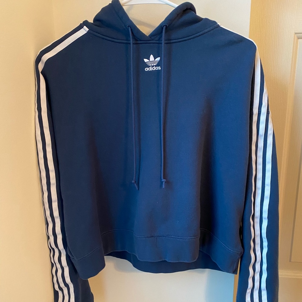 Blue Trefoil Adidas Hoodie